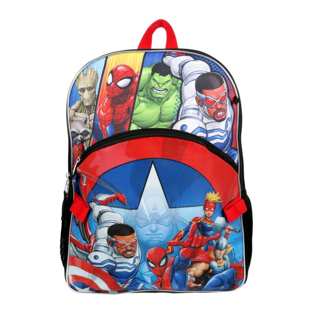 BOYS MARVEL 5 PIECE BACKPACK SET