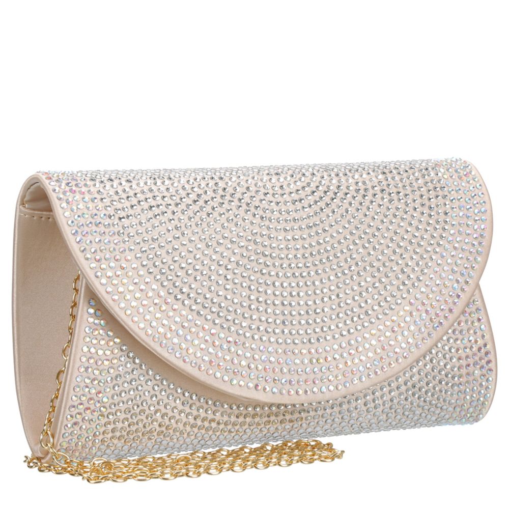 WOMENS FULLY CRYSTAL FLAP CLUTCH