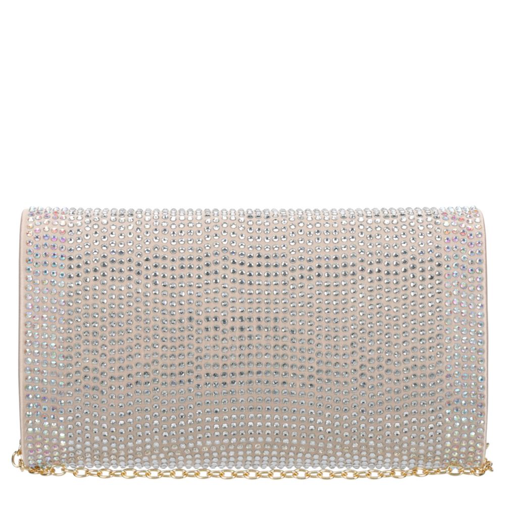 WOMENS FULLY CRYSTAL FLAP CLUTCH