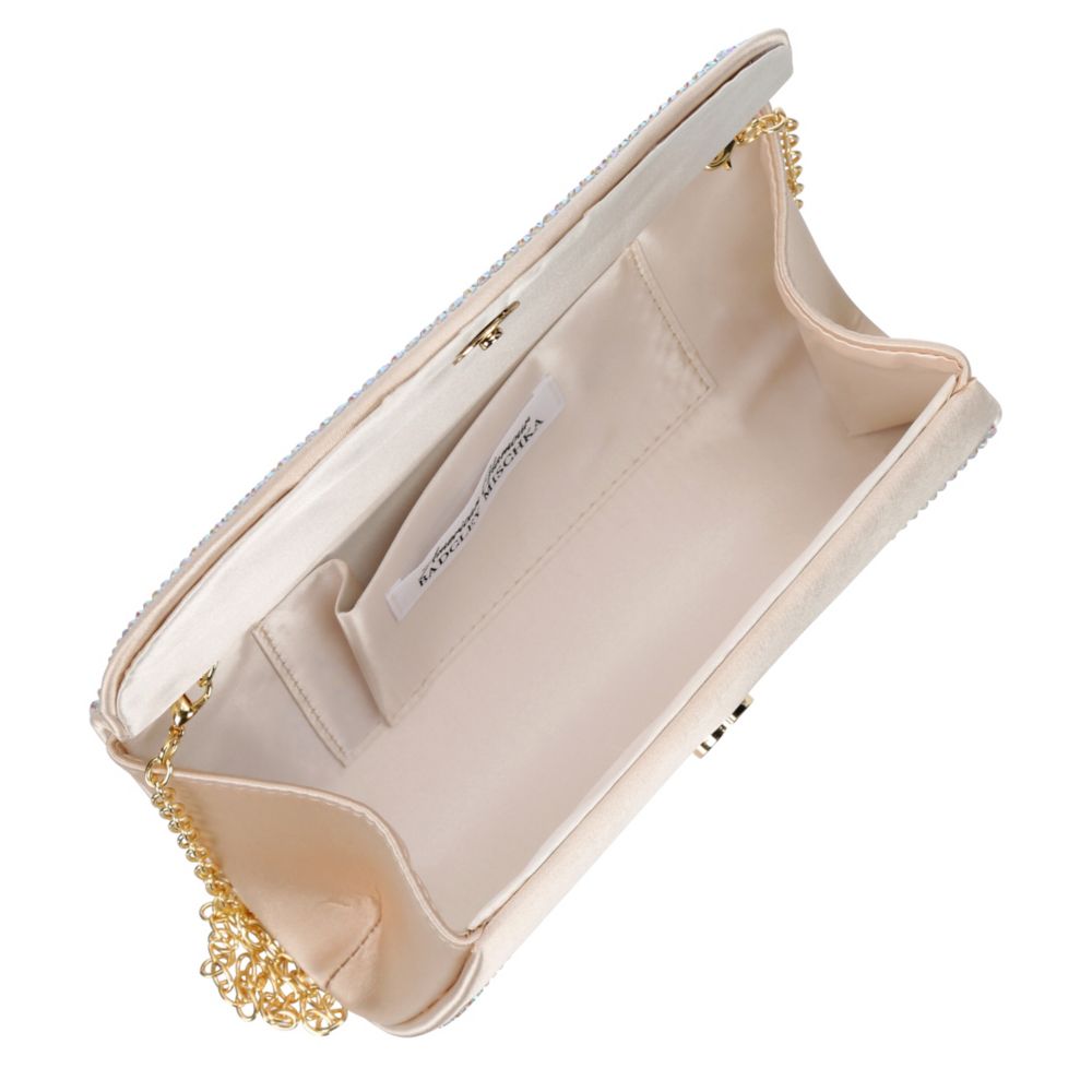 WOMENS FULLY CRYSTAL FLAP CLUTCH