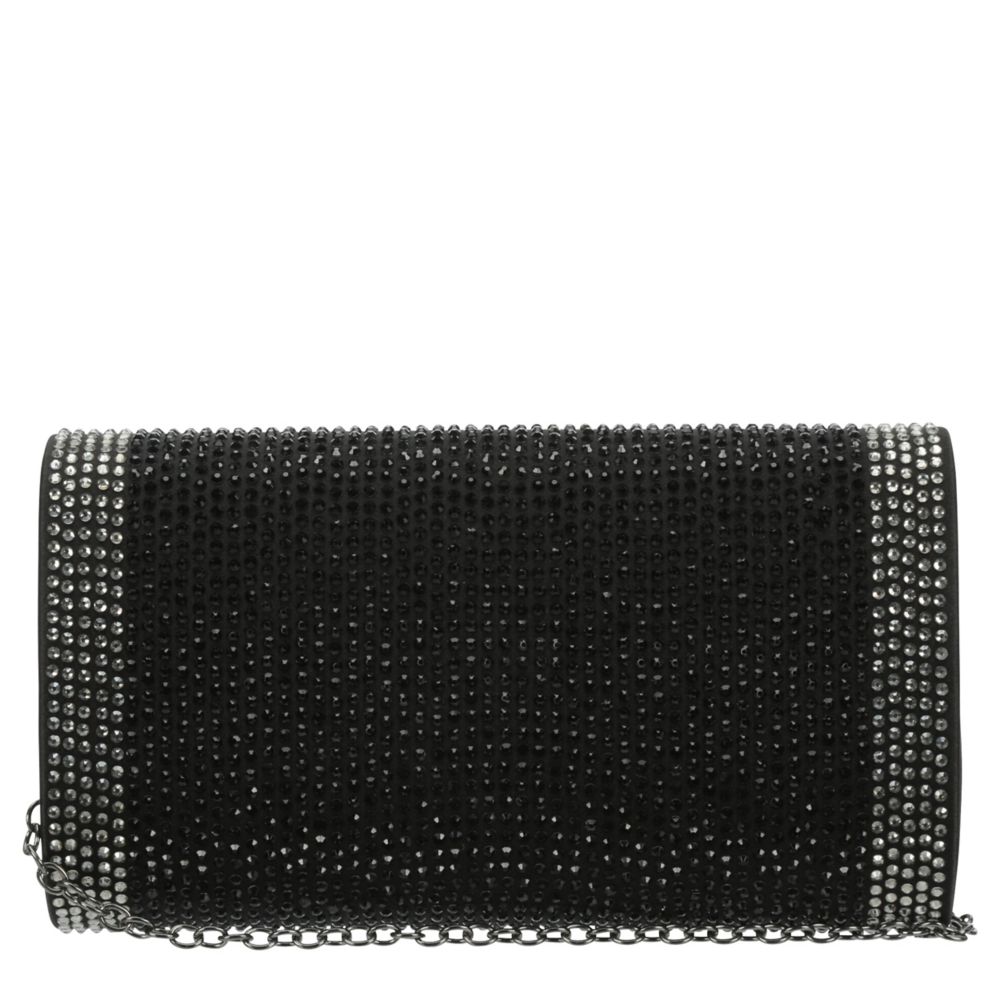 WOMENS FULLY CRYSTAL FLAP CLUTCH