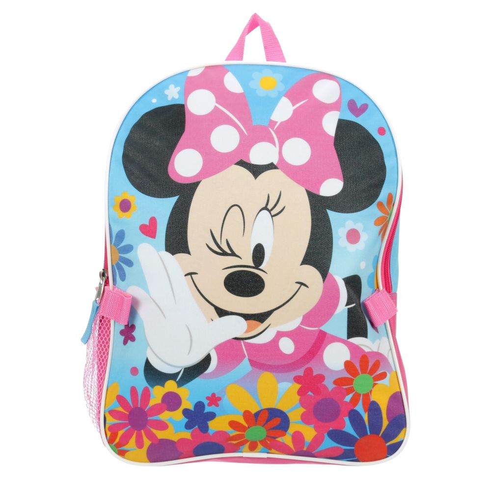 GIRLS MINNIE MOUSE BACKPACK SET WITH LUNCH BOX