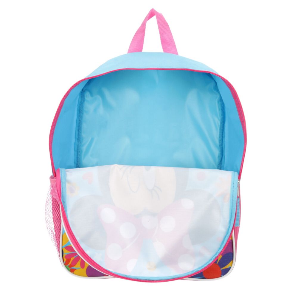 MINNIE MOUSE GIRLS MINNIE MOUSE BACKPACK SET WITH LUNCH BOX - PINK