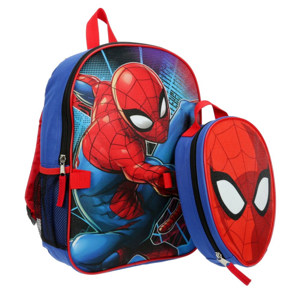 BOYS SPIDERMAN BACKPACK SET WITH LUNCHBOX