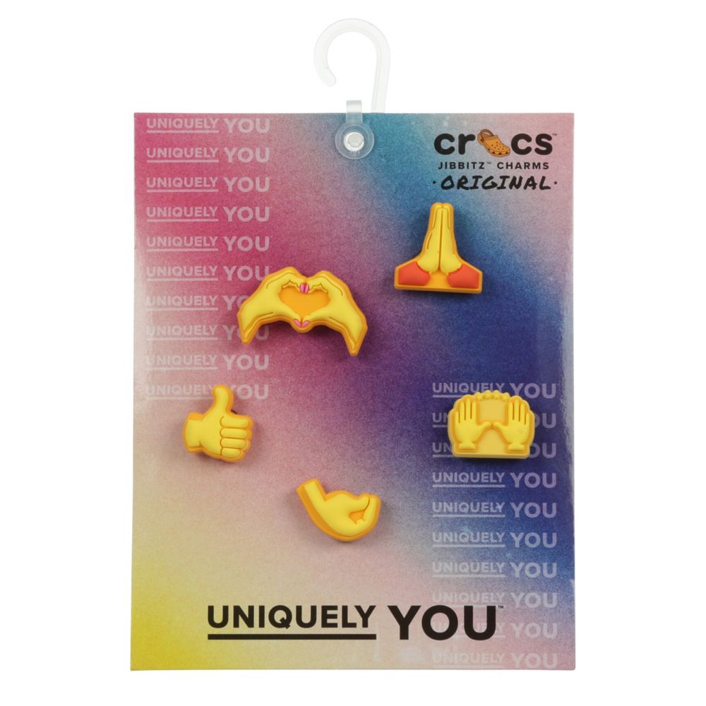 UNISEX HAND SYMBOLS 5 PACK JIBBITZ