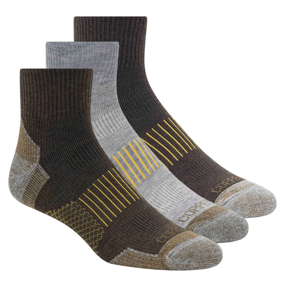 MENS QUARTER SOCKS 3 PAIRS