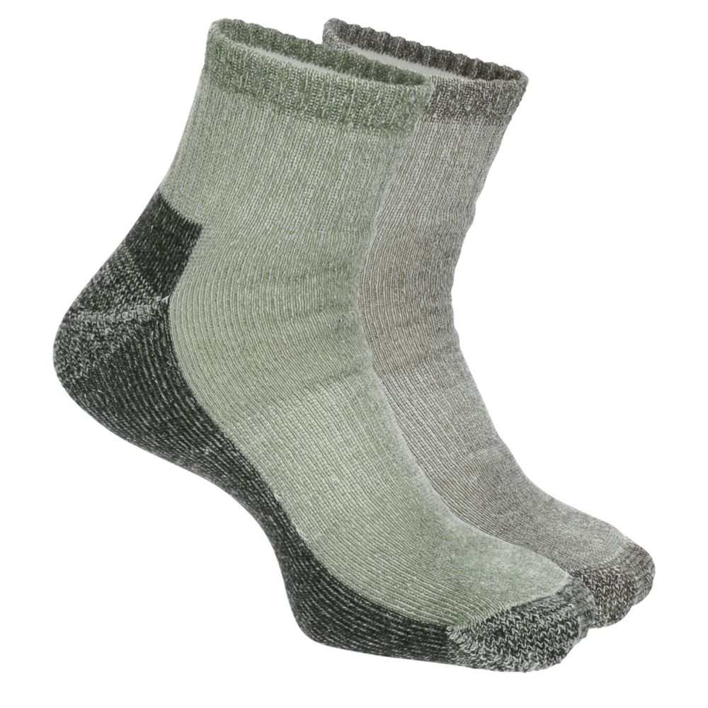 MENS WOOL QUARTER SOCKS 2 PAIRS