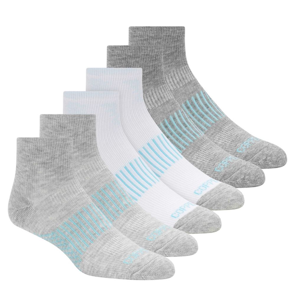 WOMENS QUARTER SOCKS 6 PAIRS