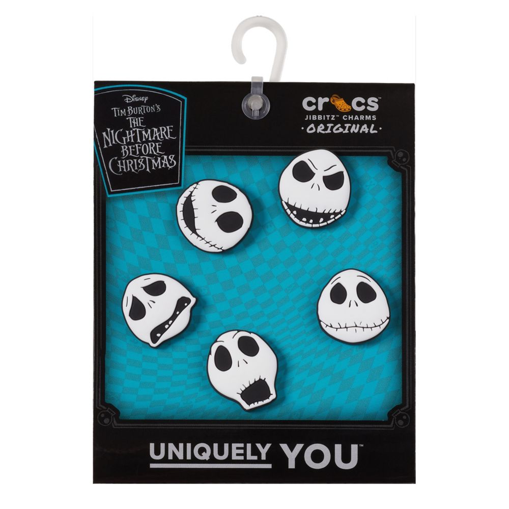 UNISEX JACK SKELLINGTON 5 PACK JIBBITZ