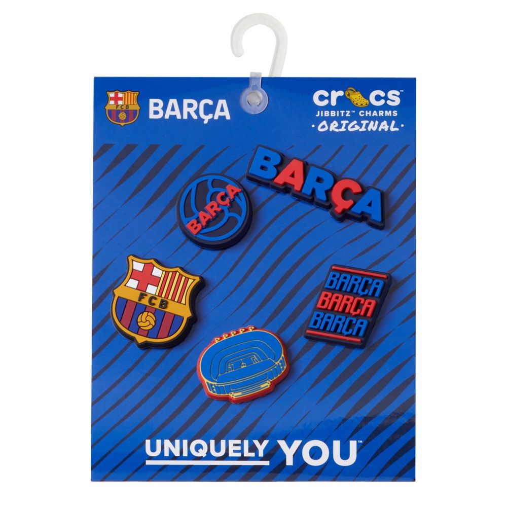 UNISEX BARCELONA FC 5 PCK JIBBITZ