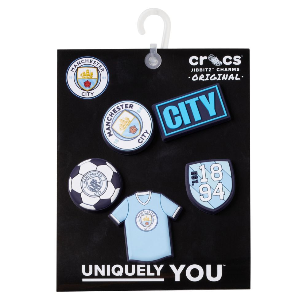 UNISEX MANCHESTER CITY 5 PACK JIBBITZ