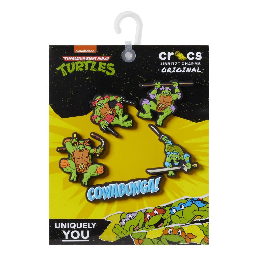 UNISEX TEENAGE MUTANT NINJA TURTLES 5 PACK JIBBITZ