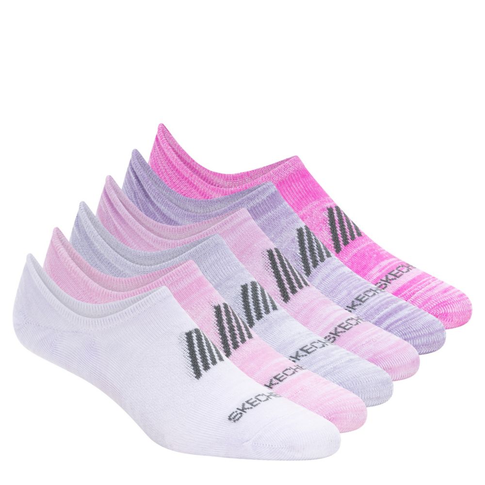 WOMENS NO SHOW SOCKS 6 PACK