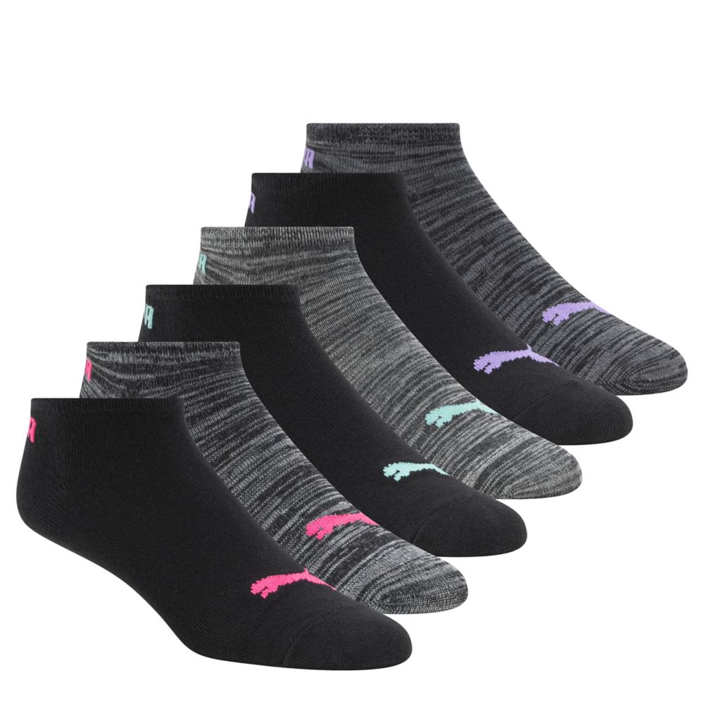 WOMENS NO SHOW SOCKS 6 PAIRS