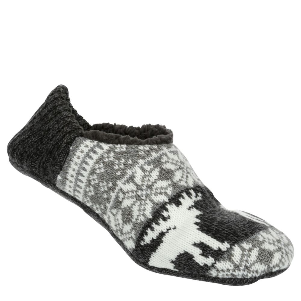 MENS MOOSE SLIPPERS 1 PAIR