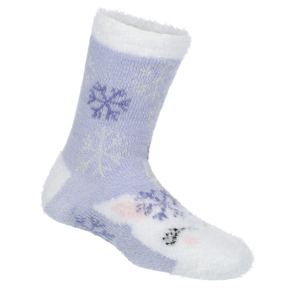 GIRLS ALOE INFUSED UNICORN CREW SOCKS 1 PAIR