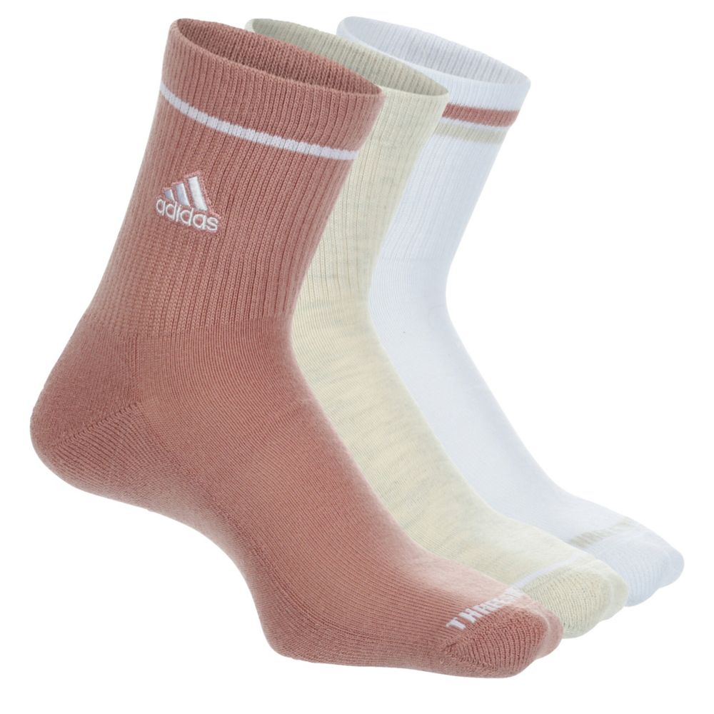 WOMENS HIGH QUARTER SOCKS 3 PAIRS