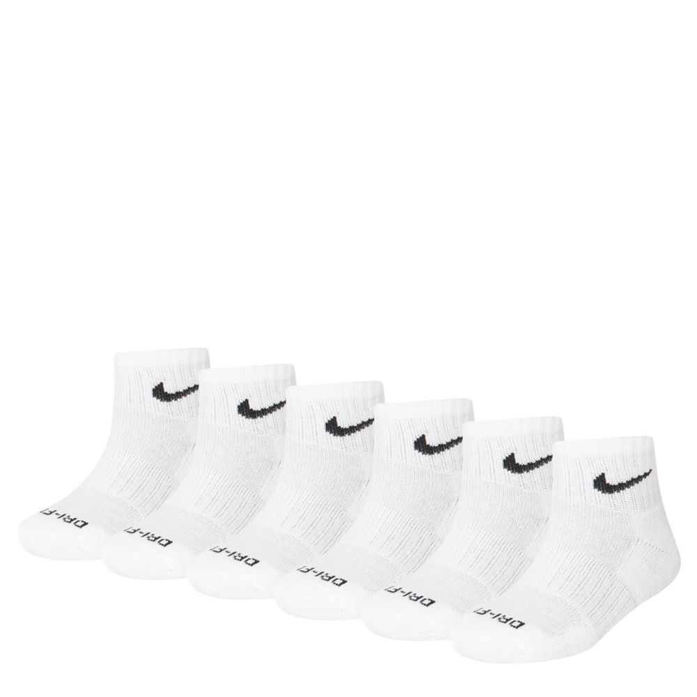 BOYS EVERYDAY PLUS QUARTER SOCKS 6 PAIRS