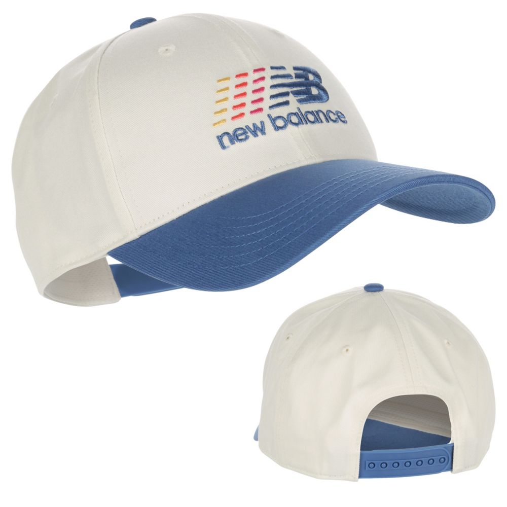 WOMENS 6 PANEL MULTI COLOR LOGO HAT