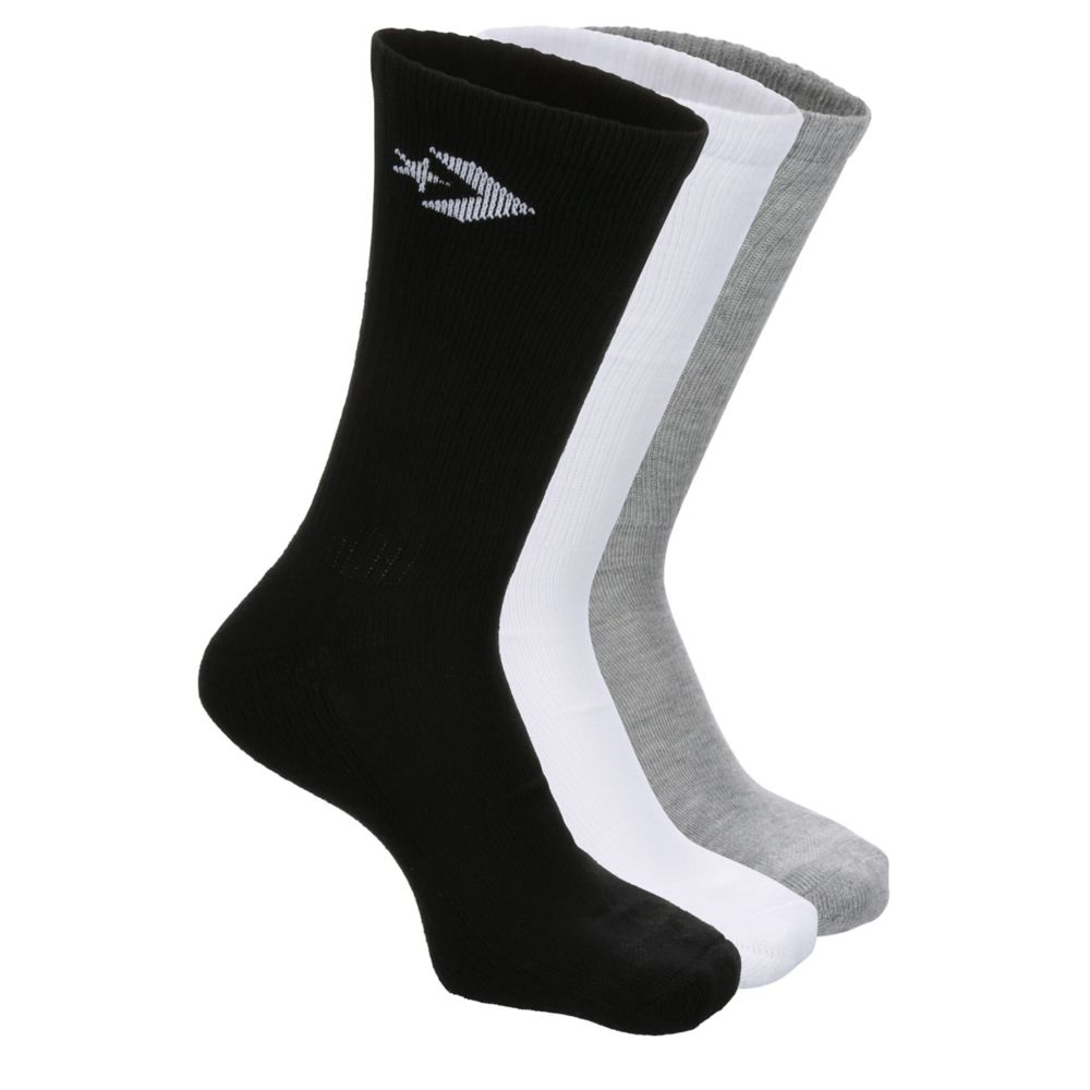 MENS CLASSIC STAR CHEVRON CREW SOCKS 3 PAIRS