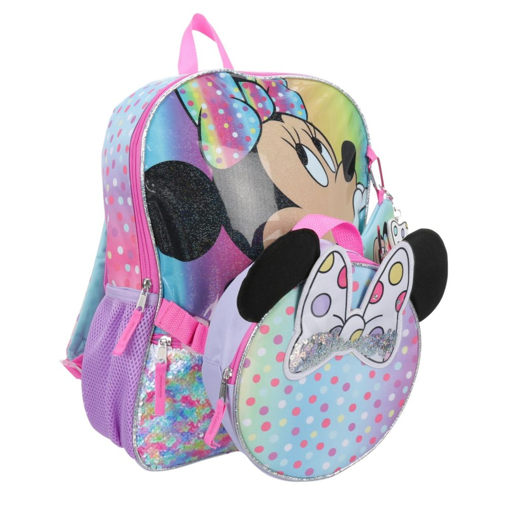 GIRLS 5 PIECE MINNIE MOUSE BACKPACK SET