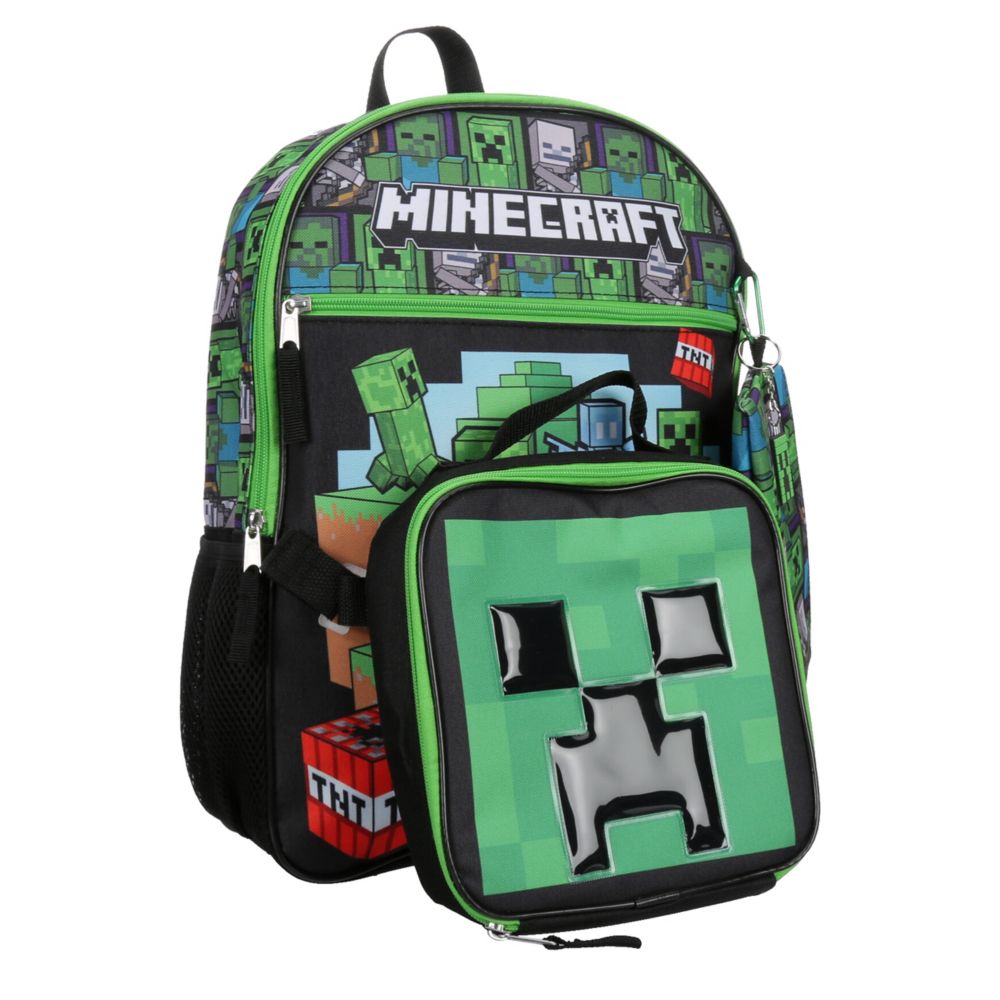 BOYS 5 PIECE MINECRAFT BACKPACK SET