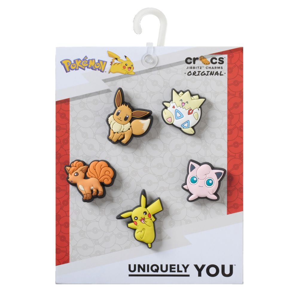 UNISEX GENERATION 1 POKEMON 5 PACK JIBBITZ