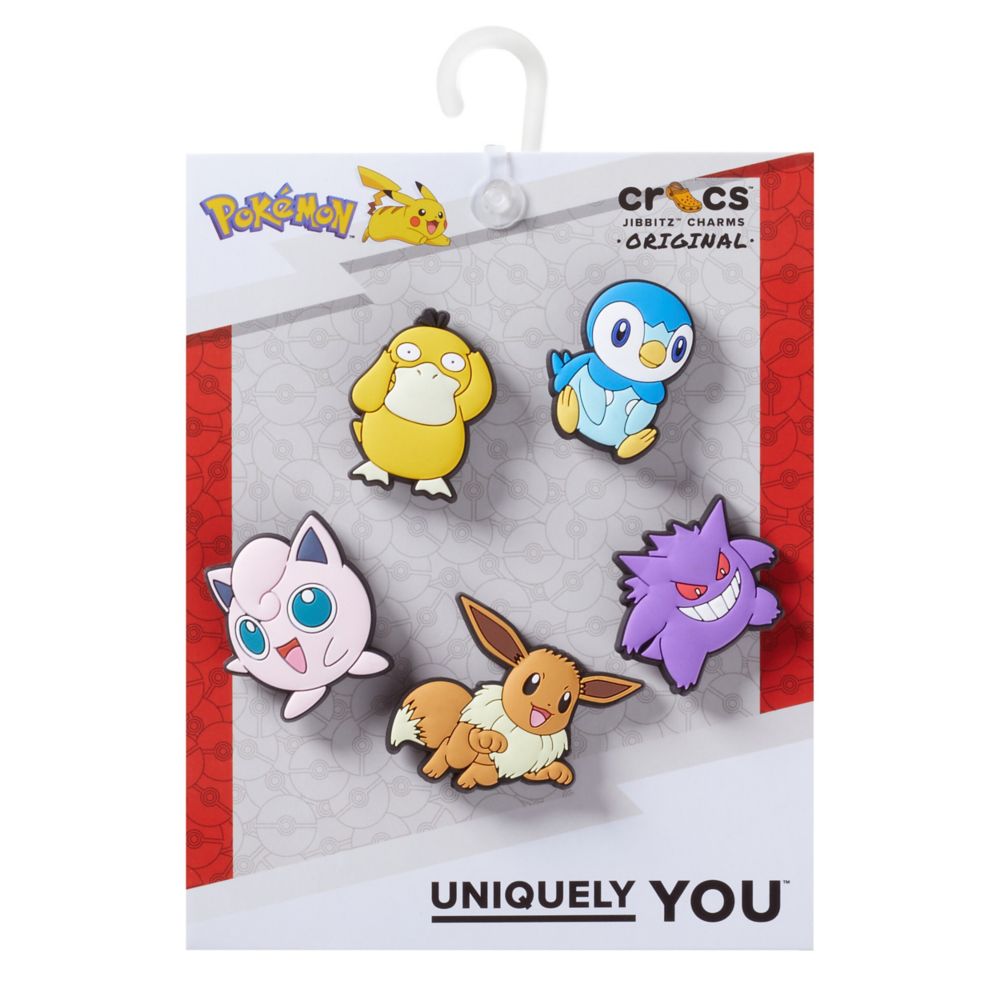 UNISEX GENERATION 1 POKEMON II 5 PACK JIBBITZ