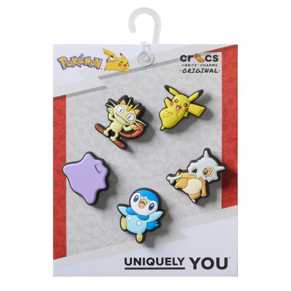 UNISEX GENERATION 1 POKEMON III 5 PACK JIBBITZ