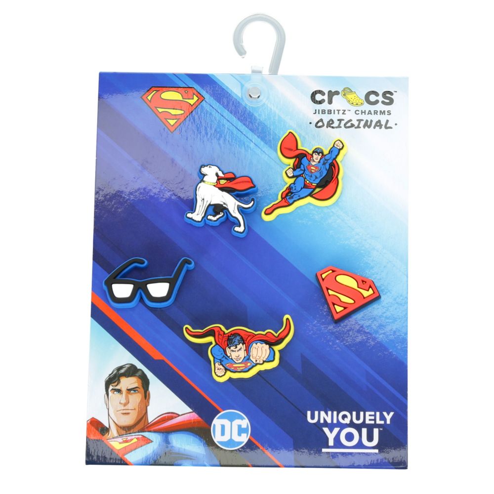 UNISEX SUPERMAN 5 PACK JIBBITZ