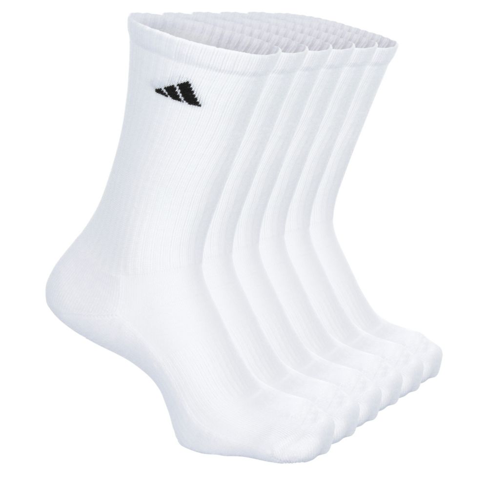 MENS CUSHIONED CREW SOCKS 6 PAIRS