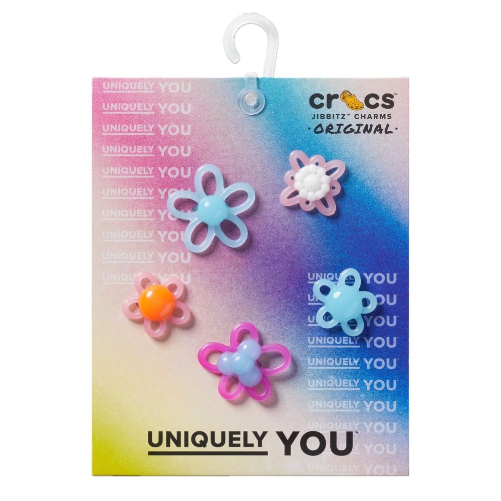 UNISEX VIBRANT BLOSSOM 5 PACK JIBBITZ