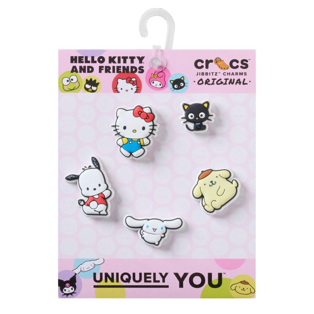 UNISEX HELLO KITTY FRIENDS 5 PACK JIBBITZ