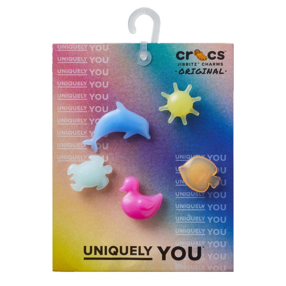 UNISEX SUMMER SHAPES 5 PACK JIBBITZ