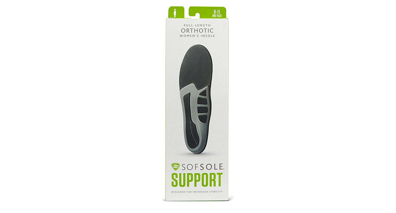 Women's 5-7.5 Sof Sole Airr Orthotic Performance Insole