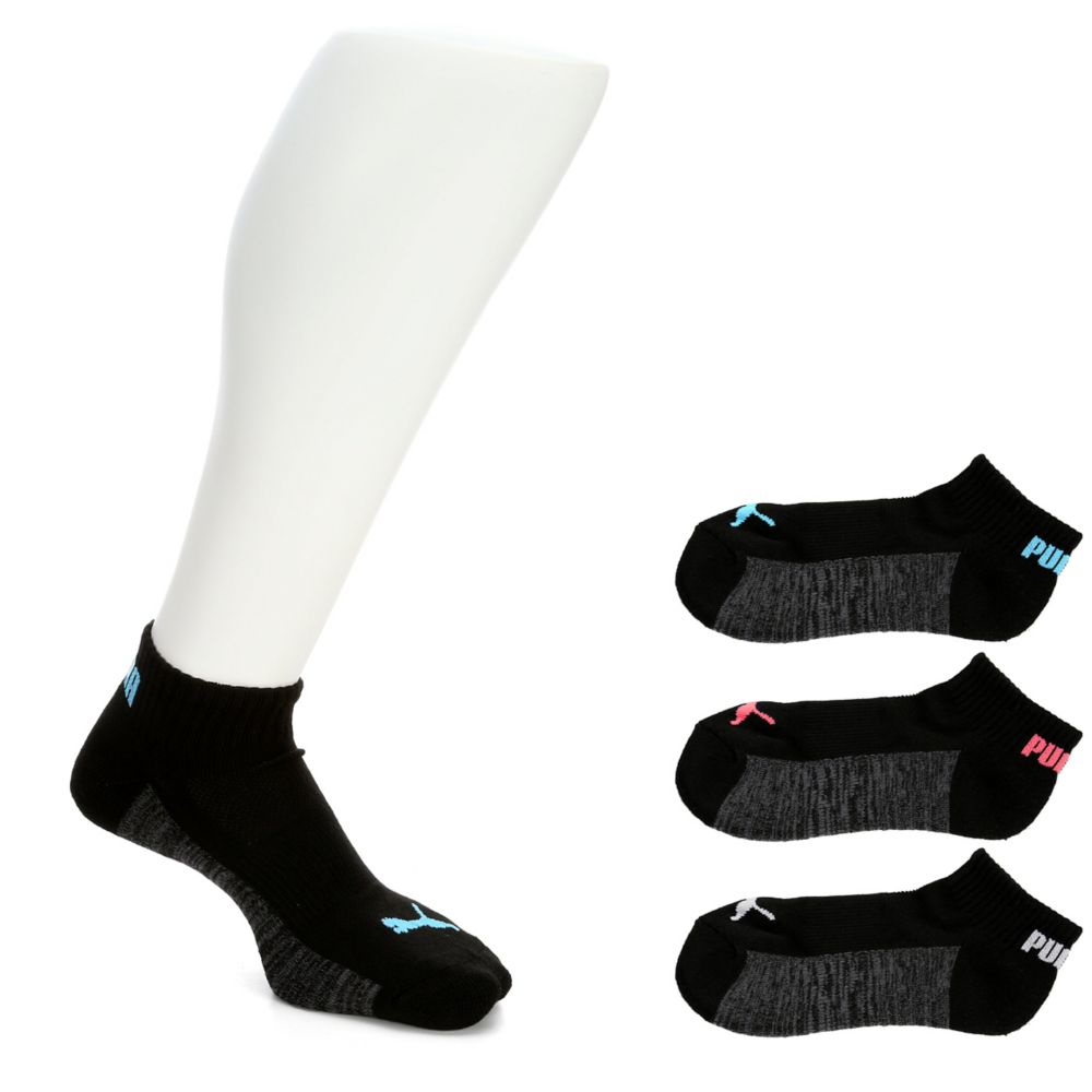 Assorted Puma Womens Cushioned Quarter Socks 6 Pairs Rack Room Shoes