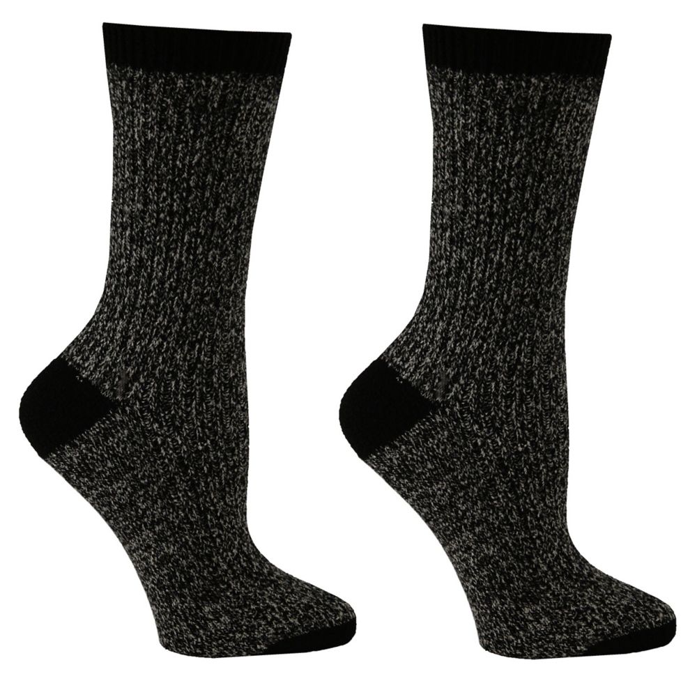 WOMENS SUPER SOFT CREW SOCKS 2 PAIRS