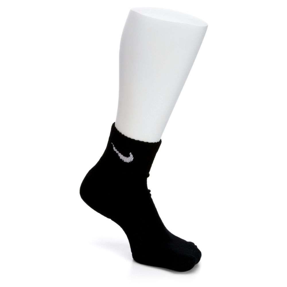 nike men's white quarter socks