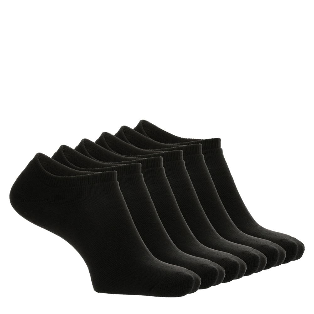 MENS NO SHOW SOCKS 6 PAIRS