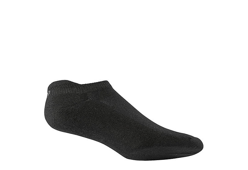 Black Asics Mens Cushion Low Cub Tab Socks 3 Pairs | Accessories | Rack Room  Shoes