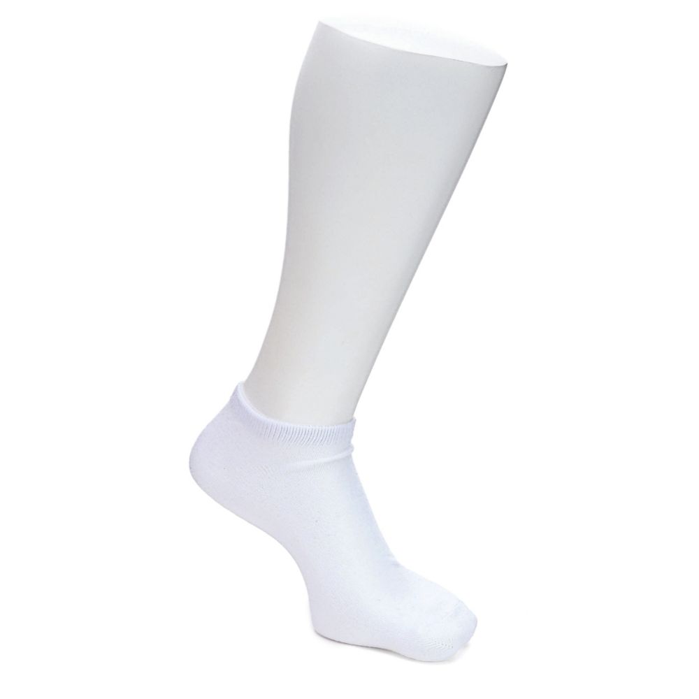 White Game Sport Mens Ultra Thin No Show Socks 6 Pairs No Show Socks
