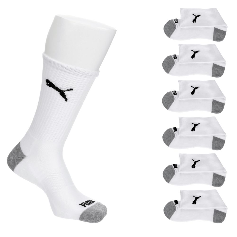 Mens white hot sale puma socks