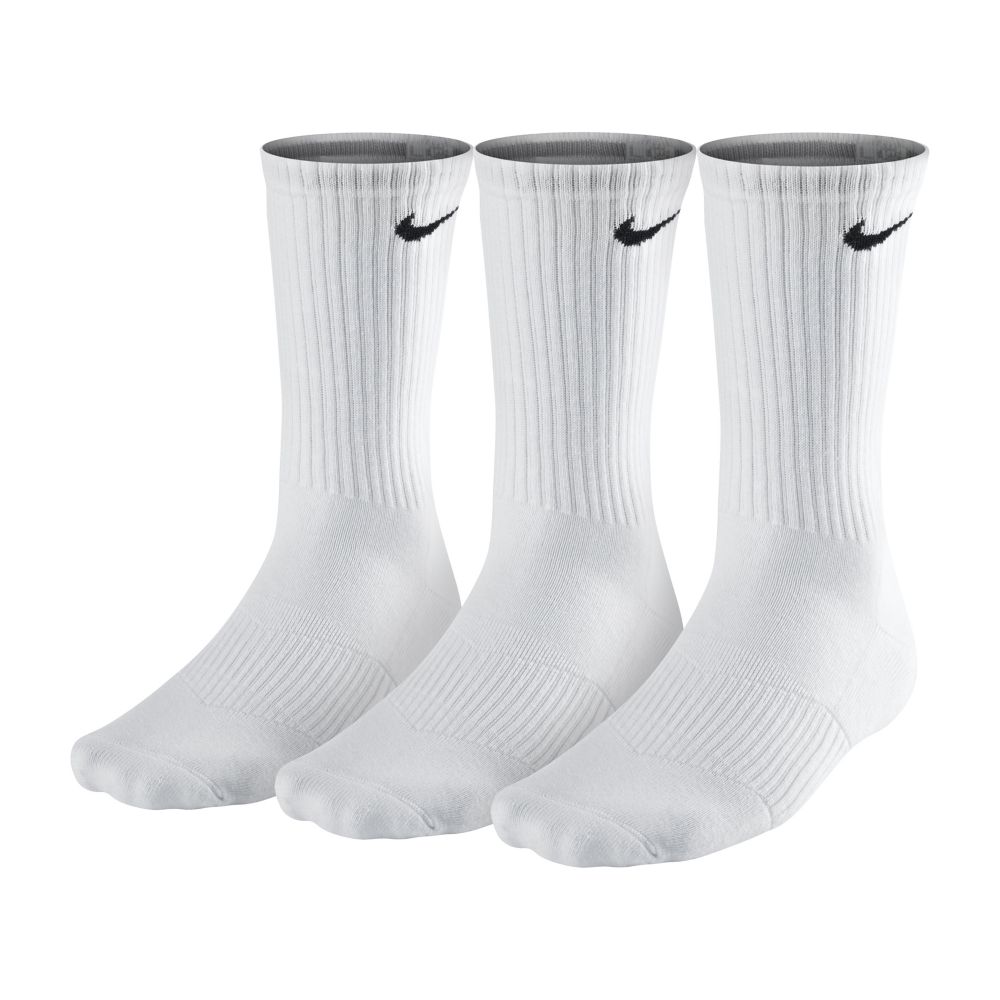 Black Nike Mens Large Crew Socks 3 Pairs | Rack Room Shoes