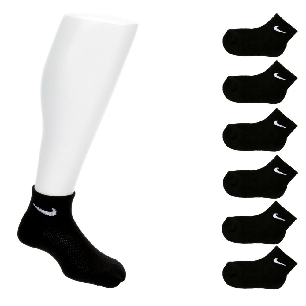 BOYS TODDLER QUARTER SOCKS 6 PAIRS