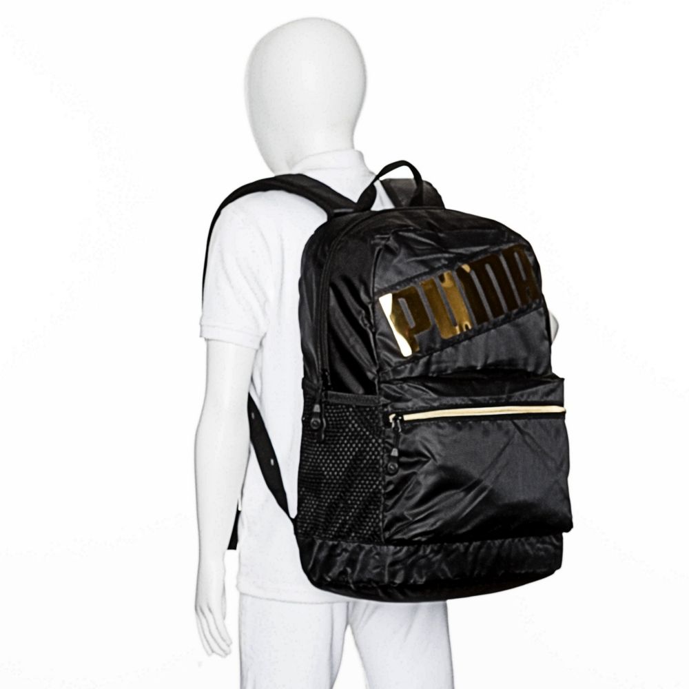 puma unisex black backpack