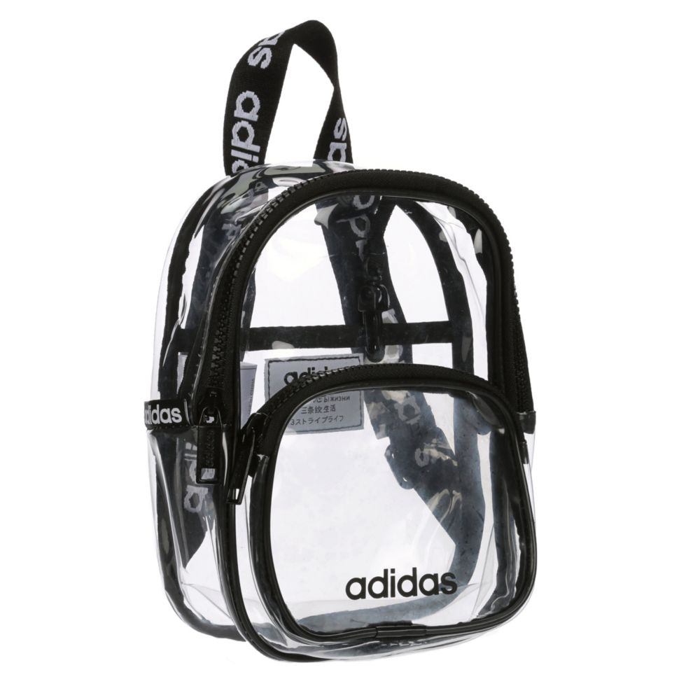 clear mini backpack adidas