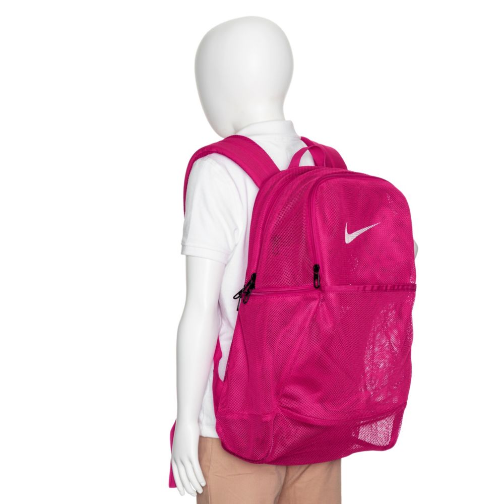 pink nike mesh backpack