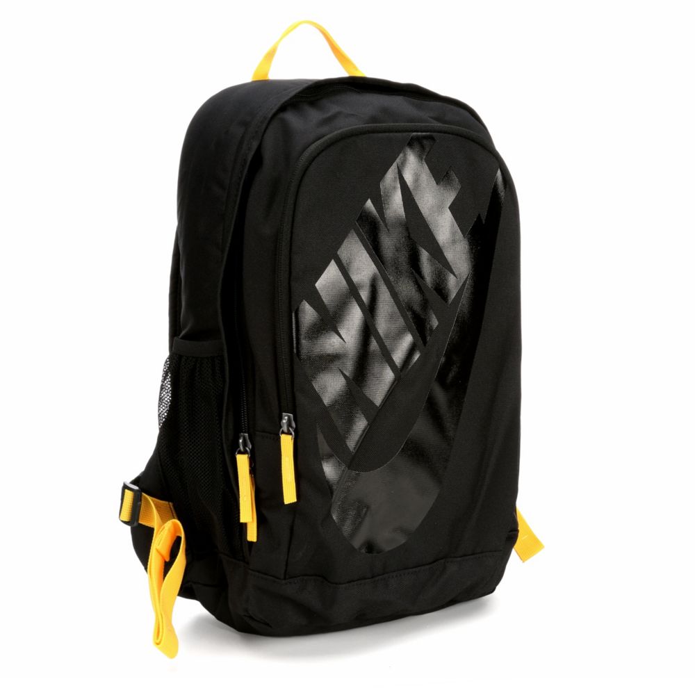 nike backpack black and gold