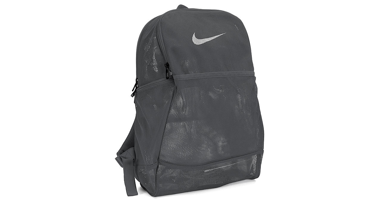Join Flashy poll Grey Nike Unisex Brasilia Mesh Backpack | Accessories | Rack Room Shoes