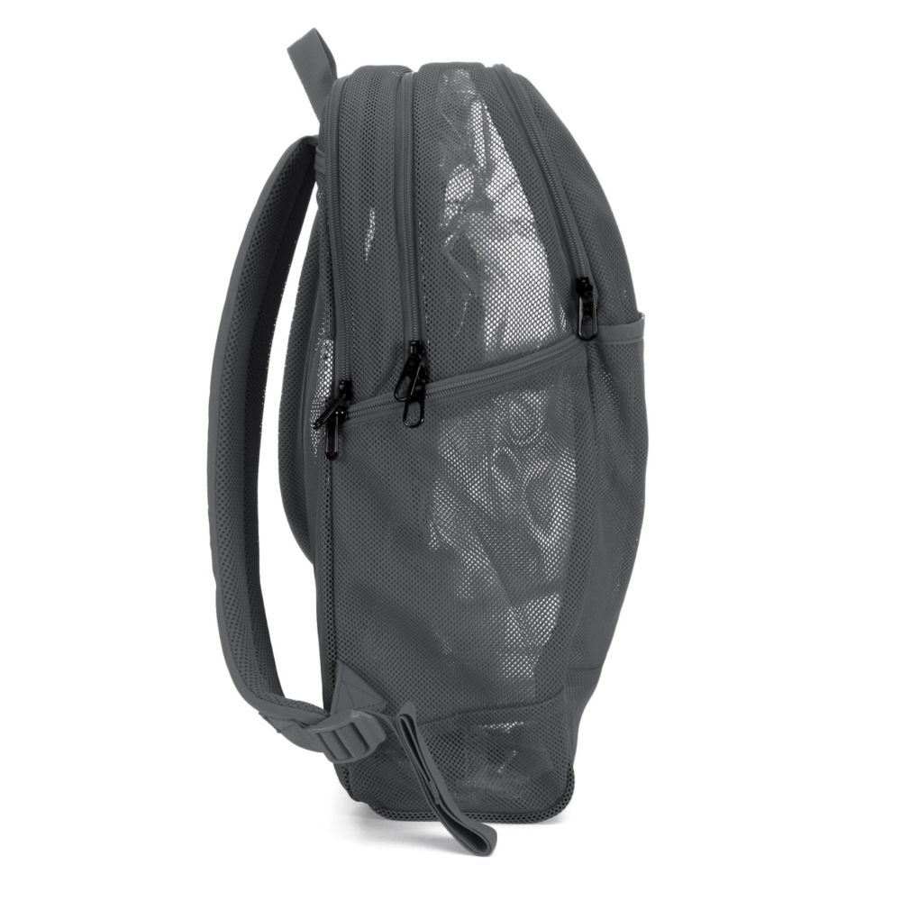 Grey Nike Unisex Brasilia Mesh Backpack, Accessories